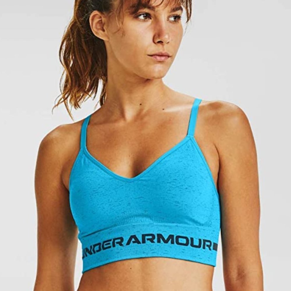 NWT Under Armour Women's Seamless Low Impact sports bra X-Small - Picture 1 of 7